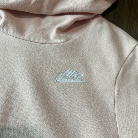 Nike Women’s Funnel Neck Sweatshirt Size Small Pink - Picture 3 of 9